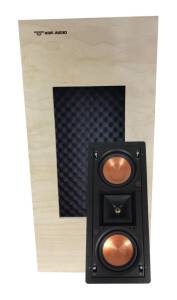 Akustisches Gehäuse für den Lautsprecher Klipsch PRO-25RW-LCR