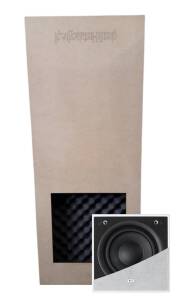 Akustisches Gehäuse Hide-Audio™ für Kef Ci200QSb-THX Lautsprecher