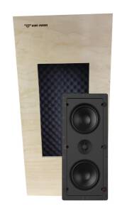 Akustisches Gehäuse für den Lautsprecher Klipsch DS-250W-LCR