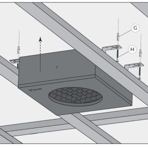 Installation von Deckenlautsprechern